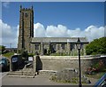 St. Buryan church from an open-top bus