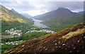 Kinlochleven from recently scorched Tom na Seilge