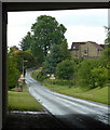 Killamarsh Lane through the motorway bridge