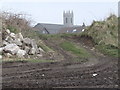 Kilhorne Parish Church, Annalong, from the beach