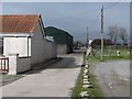 Farm access lane off Longstone Road