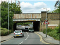 Railway bridge over Wharf Road