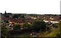 View across Chippenham from the train