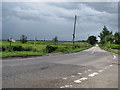 Dark clouds over the road to Somerton