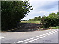 TM2964 : New field entrance at Brabling Green by Geographer