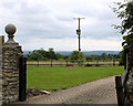 2011 : West through a gateway on Shortwood Road