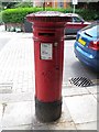 TQ2584 : Victorian postbox, Compayne Gardens / Fairhazel Gardens, NW6 by Mike Quinn