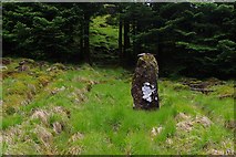 NM6549 : The Standing Stone below Beinn Bhan by Pat Macleod