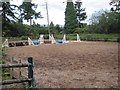 Outdoor riding school on the edge of Bronllys