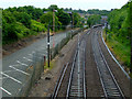 Railway line at Stansted Mountfitchet