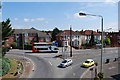 Double decker bus entering West Street