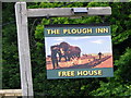 Sign for the Plough Inn
