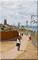 Cliff-top Path with Illuminations at Cromer