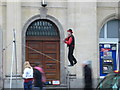 Street performer on Wine Street