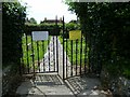 Gates to the churchyard extension at Upper Beeding