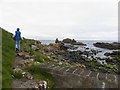 D0044 : The rocky shore at Portbraddan by Kenneth  Allen
