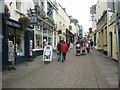 Pedestrianised street in Chepstow