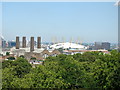 View of Greenwich Power Station and the O2 from the hill by the Royal Observatory #2