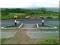 View south west through traffic island