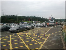 SO9881 : Car park at Frankley services (northbound) by Rob Purvis
