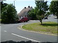 Elm Drive looking west from the junction with Maple Gardens