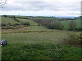 View northeastwards from the Ruthin Road in Minera