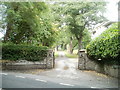 Entrance drive to Glangrwyney Court, Powys