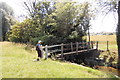 Footbridge over the River Pant