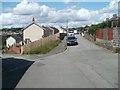 Junction at the western end of Rectory Road, Sofrydd