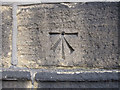 1GL bench mark and bolt  on Halifax Minster Church