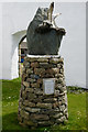 Bobby Tulloch memorial, Old Haa, Burravoe