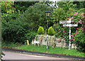 Grafton Underwood: lamp post and finger post