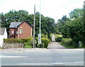 Lane to Ty-mawr Farm from the A4042, Cwmoody