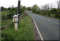 SK0452 : Milepost on the A523 by David Lally