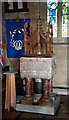 All Saints, Langton Green - Font