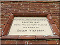 Inscription on the church room next to St Boniface, Nursling