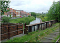 Canal and disused railway at Milton, Stoke-on-Trent