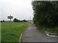 Footpath across Moor - near Moor Top