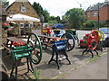 Chaff Cutters outside The Olde Sun pub