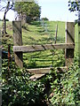 The stile of the footpath to Watermill Farm