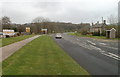 A48 heads west past Five Lanes junction