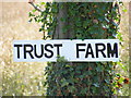 Trust Farm sign