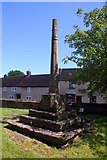 SP5615 : Base of the cross in St Marys churchyard by Steve Daniels