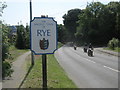 Rye Town sign