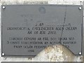 B8546 : A broken plaque, Tory Island by Kenneth  Allen