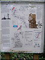 TG0723 : Information Board on Marriott's Way footpath by Geographer