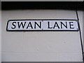 Swan Lane sign