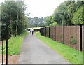 Walking home from school, Caerleon