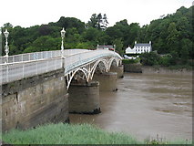 ST5394 : The old bridge at Chepstow by Gareth James