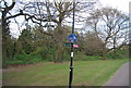 TR0042 : Signpost for footpath and cycleway by N Chadwick